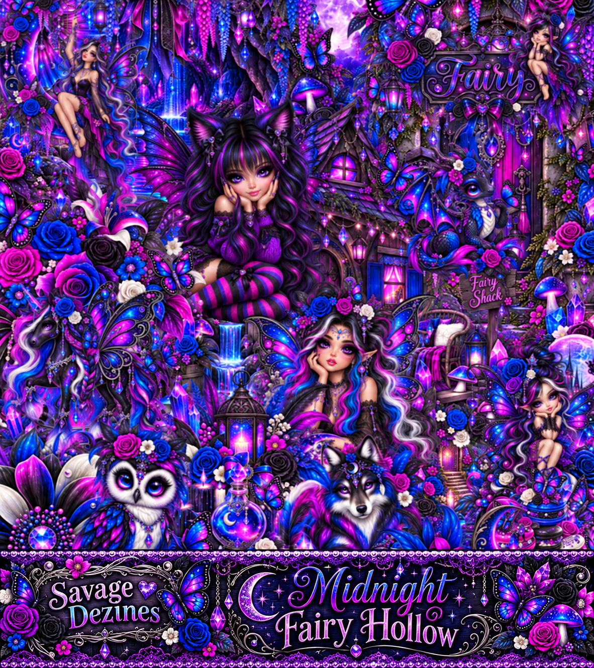 (image for) Midnight Fairy Hollow Kit